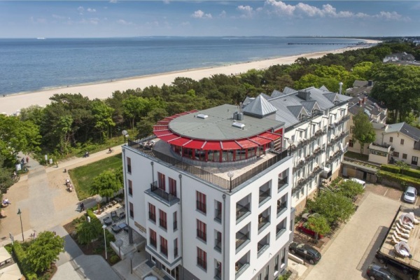 Front view of the hotel