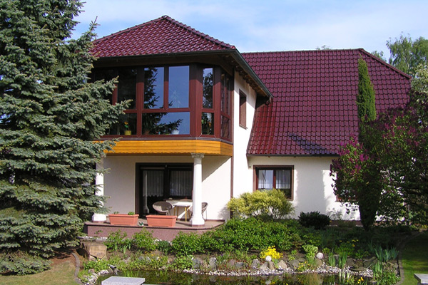 Front view of the hotel