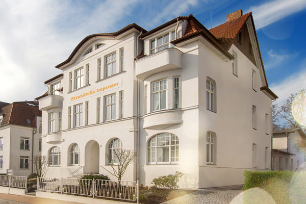 Front view of the hotel